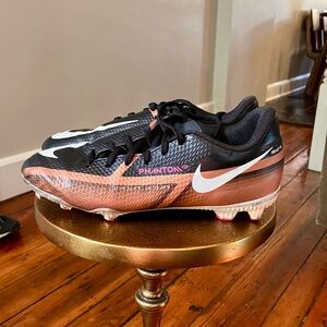 Nike Phantom GT Cleats in Black and Copper